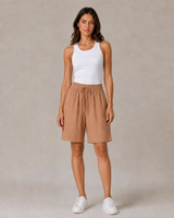 Women's Linen Shorts